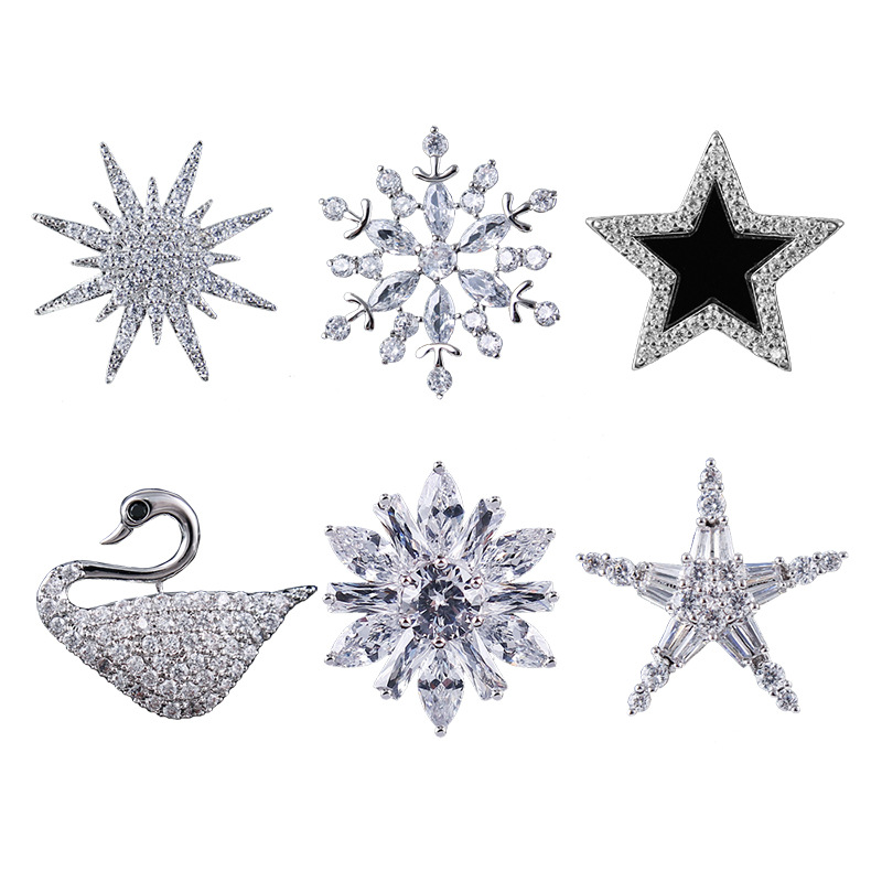 Women'S Accessories - High-Grade Fashion Crystal Hexagram Six-Pointed Star