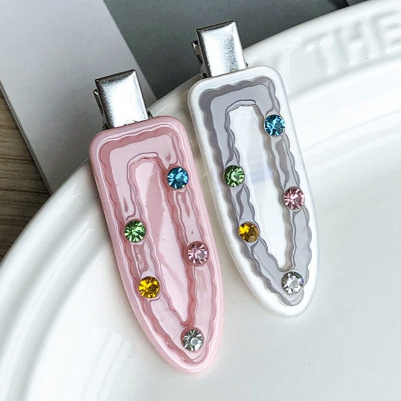 Women'S Accessories New Look - 1pcs Exquisite Embellished Hair Clips Women