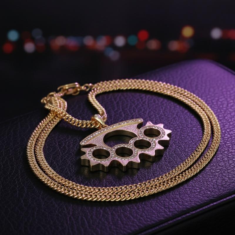 Women'S Accessories In The 90S - Y2K Punk Stainless Steel Pendant Necklace