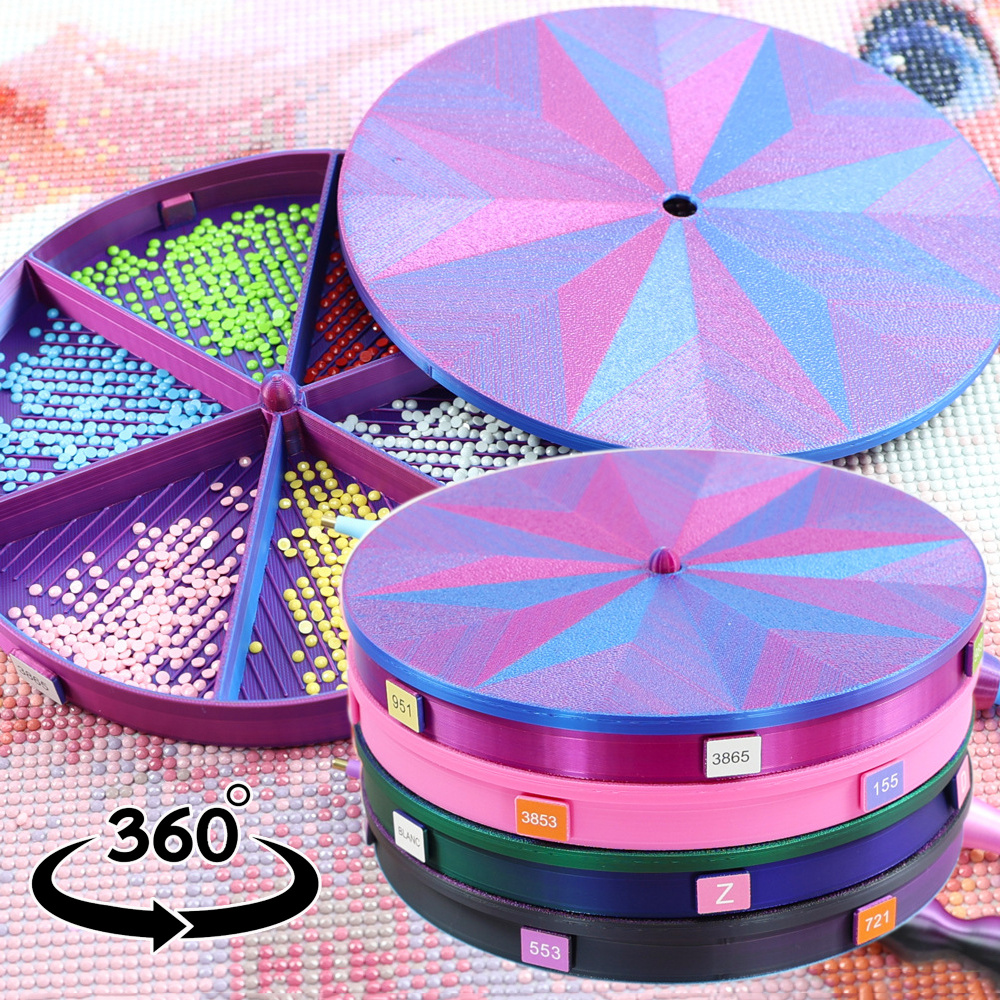 Women Accessories Box - Diamond Painting Tray Storage Box, Stackable