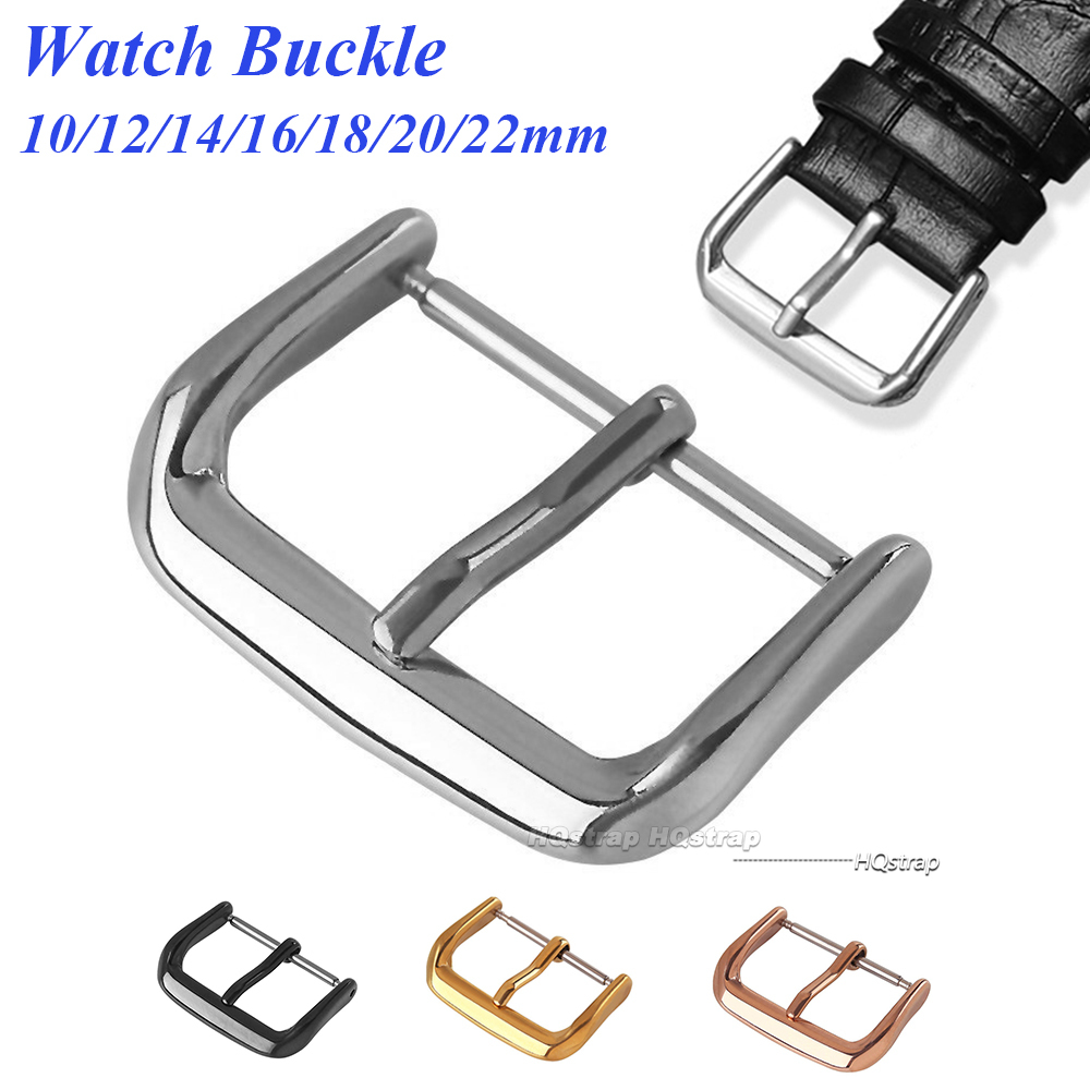 Wrap Ring Gold - Metal Watch Band Buckle 16mm 18mm
