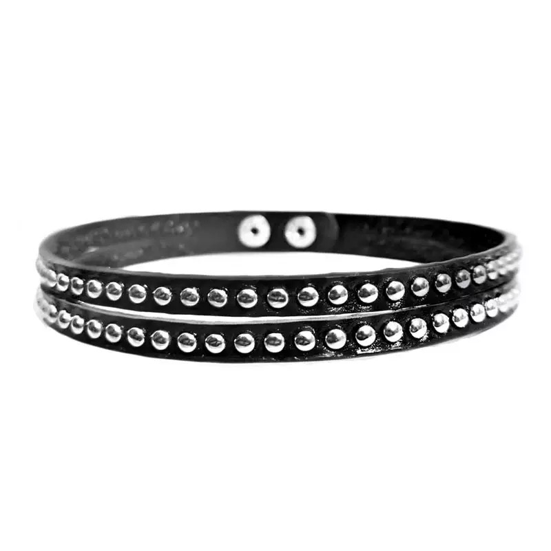 Punk Jewelry Rivet Choker Leat - Women'S Accessories In The 90S avis et prix