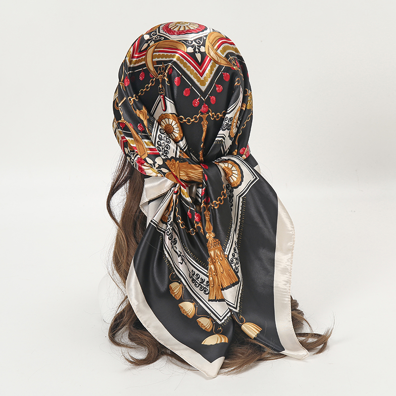 Satin Square Scarf Women Musli - Women'S Accessories avis et prix