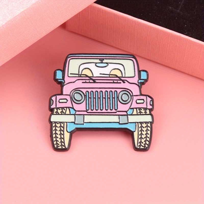 Adorable Pink Jeep Cartoon Ena - Women'S Jeep Accessories avis et prix
