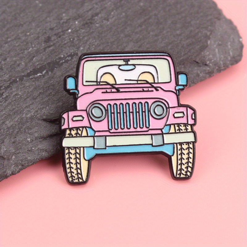 Adorable Pink Jeep Cartoon Ena - Women'S Jeep Accessories avis et prix