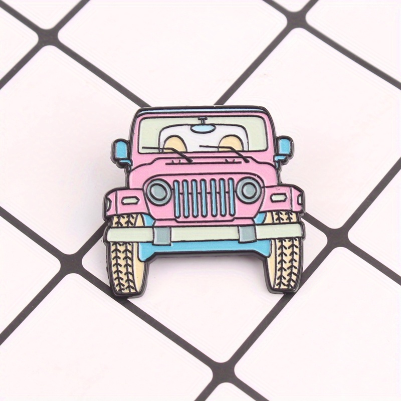Adorable Pink Jeep Cartoon Ena - Women'S Jeep Accessories avis et prix