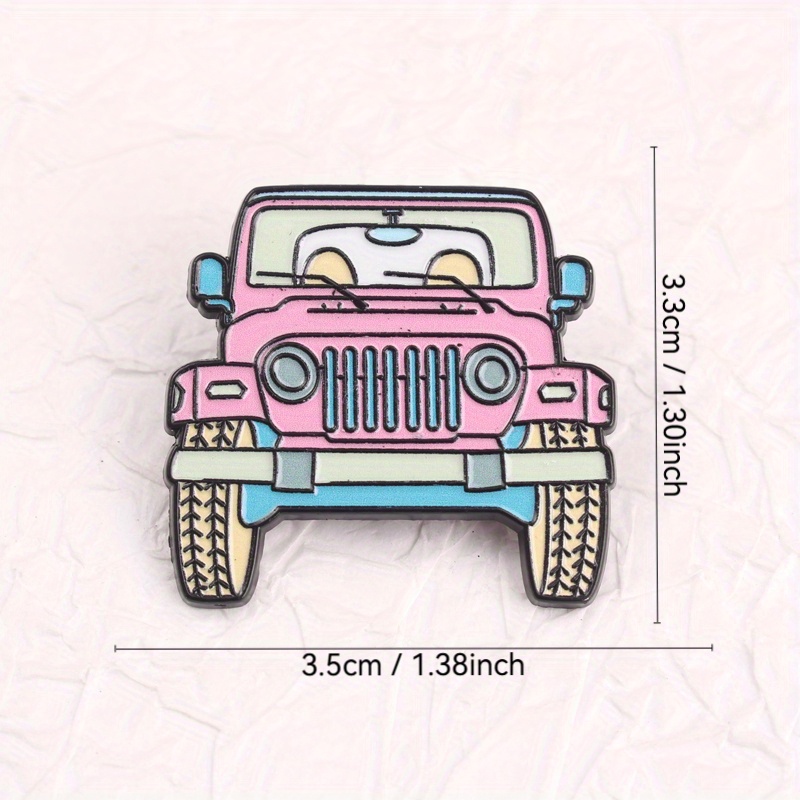 Adorable Pink Jeep Cartoon Ena - Women'S Jeep Accessories avis et prix