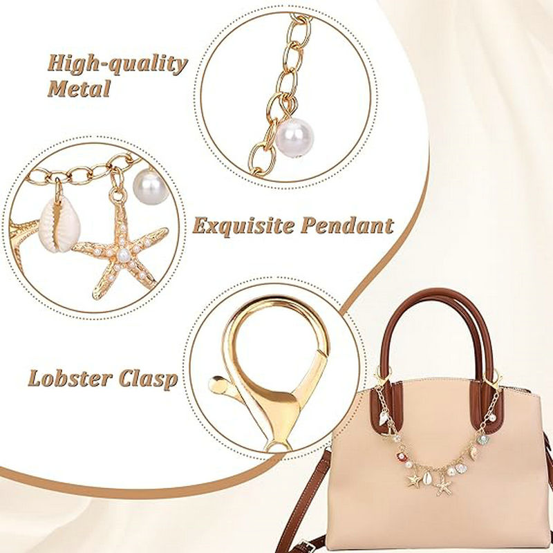 Bag Charms for Handbags Golden - Women Accessories Pack avis et prix