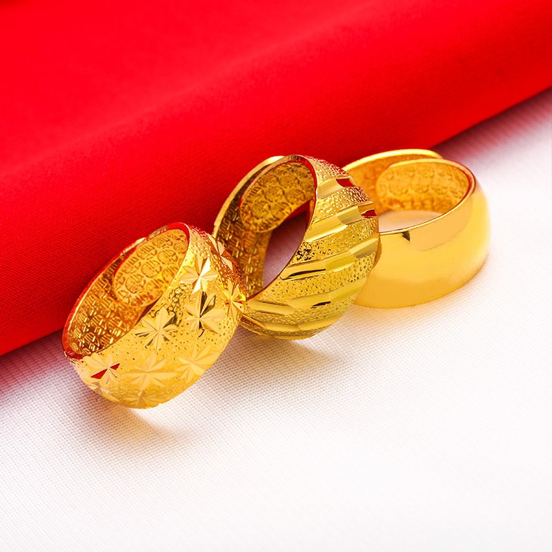 Male Wide 12mm Large Ring Open - Wrap Ring Gold avis et prix