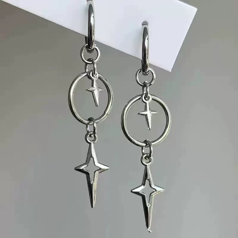 Personalized Punk Cross Star P - Women'S Accessories In The 90S avis et prix