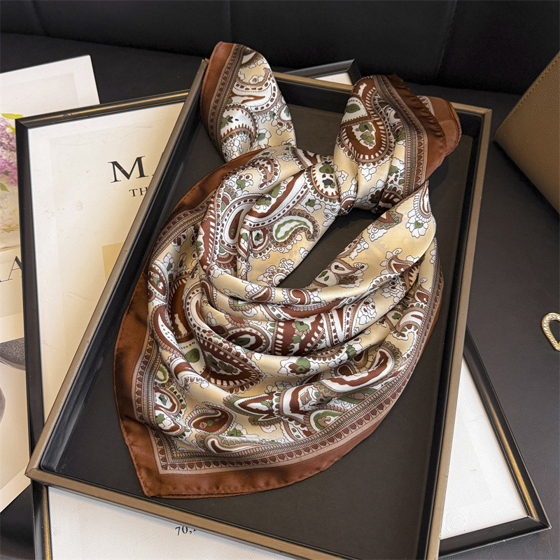 Hijab Square Scarf Silk Fashio - Women Accessories Brands avis et prix