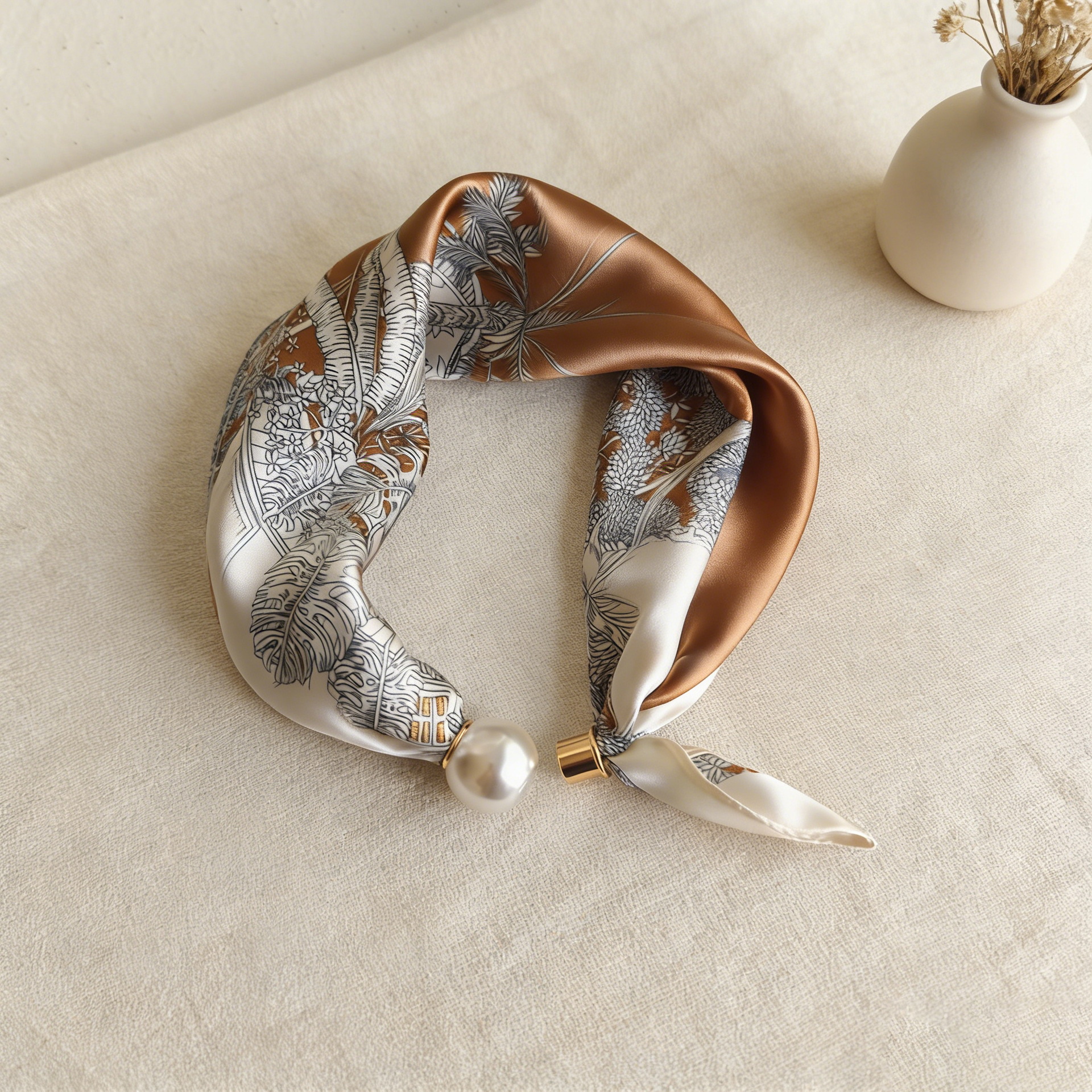 Fashion Scarf Silk Neck Scarf  - Women Accessories Brands avis et prix