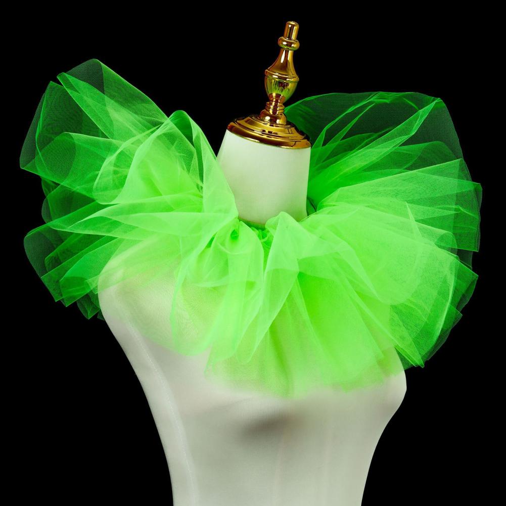 Removable Puffy Mesh Faux Coll - Women Accessories Business avis et prix
