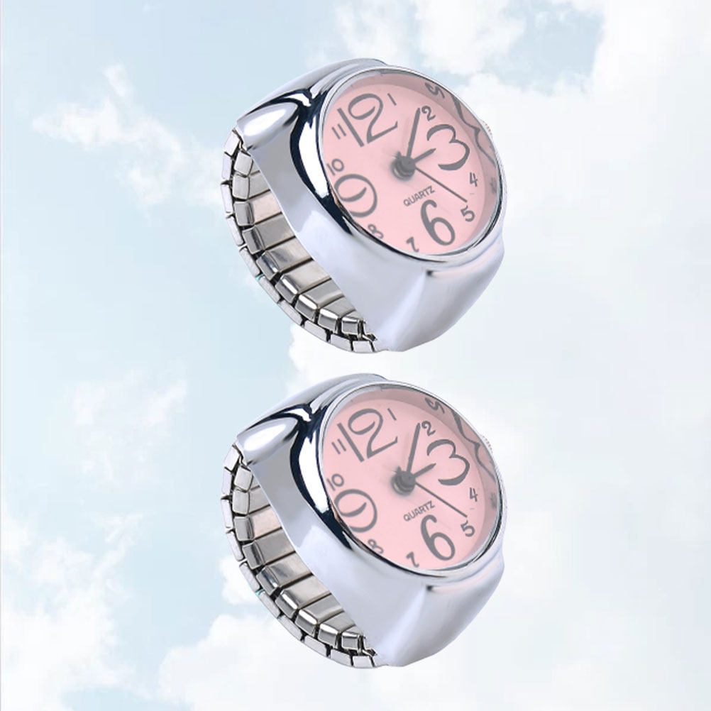 2Pcs Couple Ring Watches Quart - Women'S Accessories To Wear With Watch avis et prix