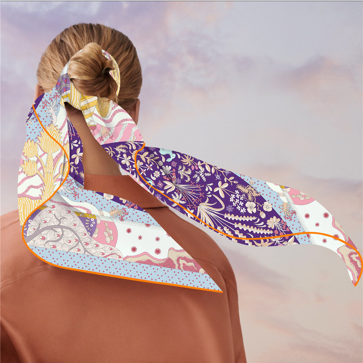 Brand Triangle Scarf Woman New - Women Accessories Brands avis et prix