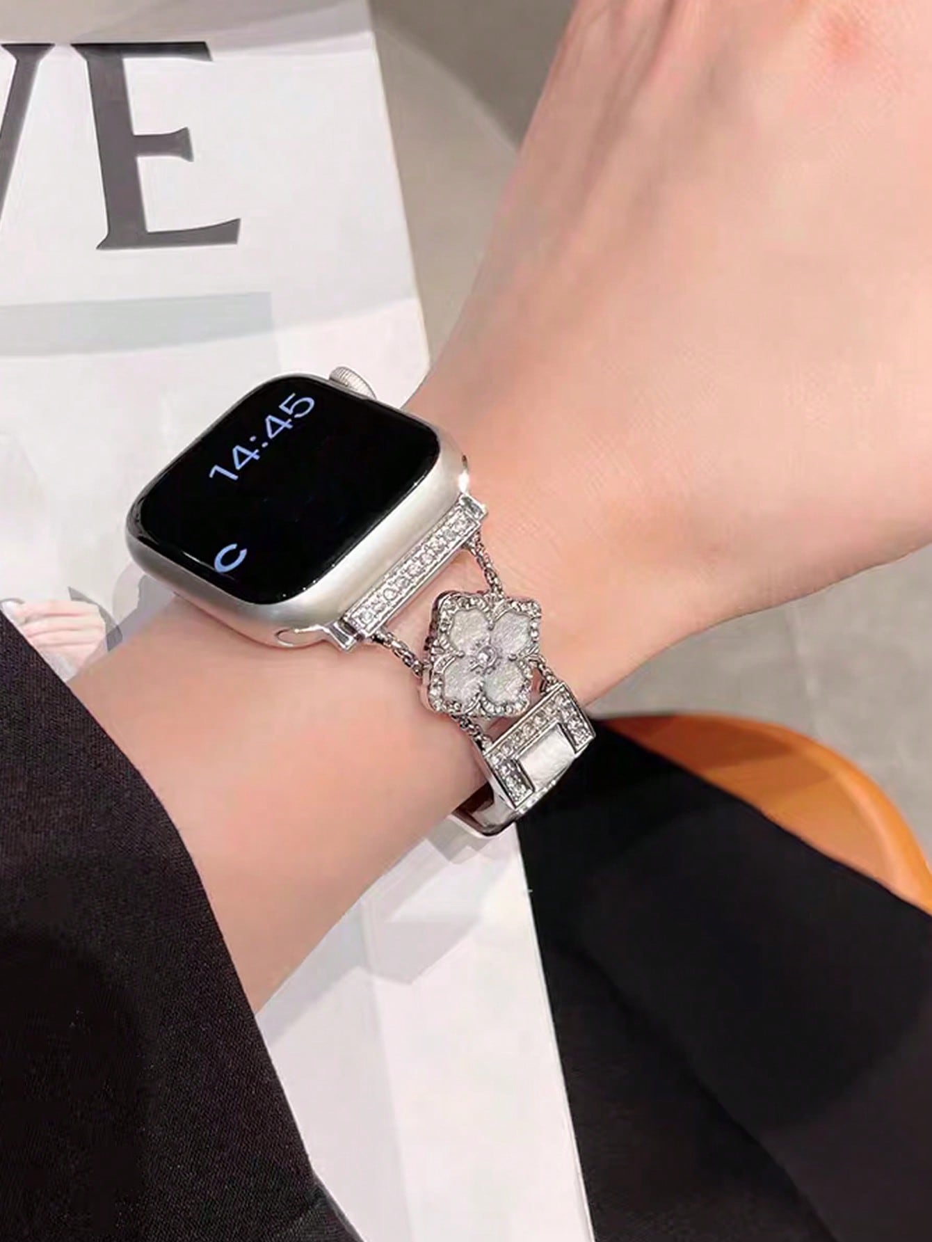 1pc New Women's White Genuine  - Women'S Accessories To Wear With Watch avis et prix