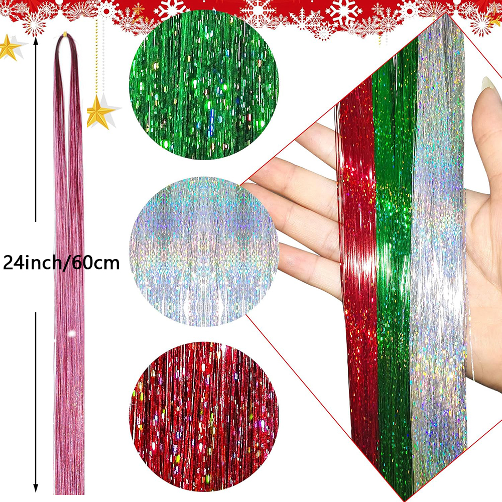 24 Inch Tinsel Hair Extensions - Women Accessories Pack avis et prix