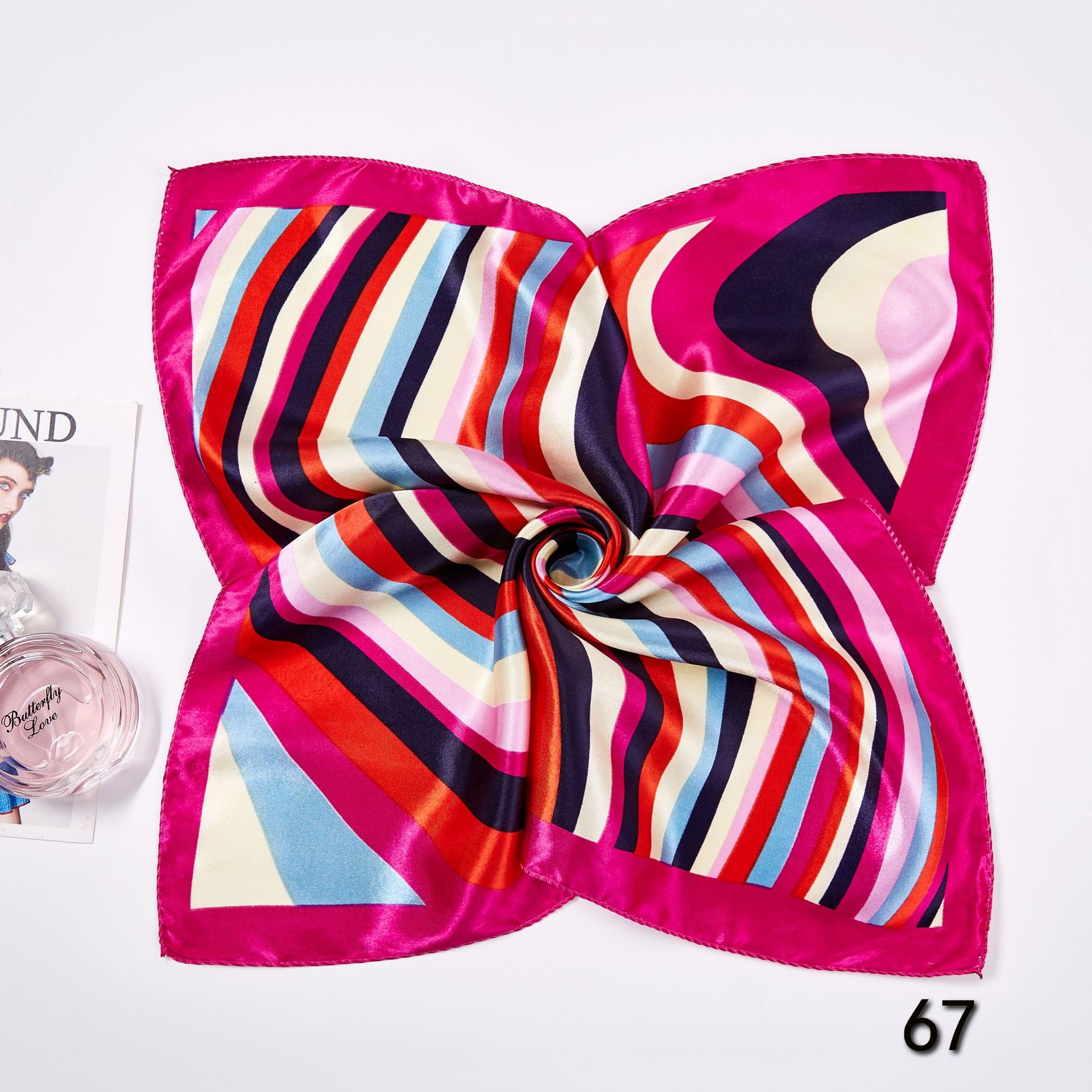 50*50cm Square Silk Scarves Sc - Women Accessories Business avis et prix