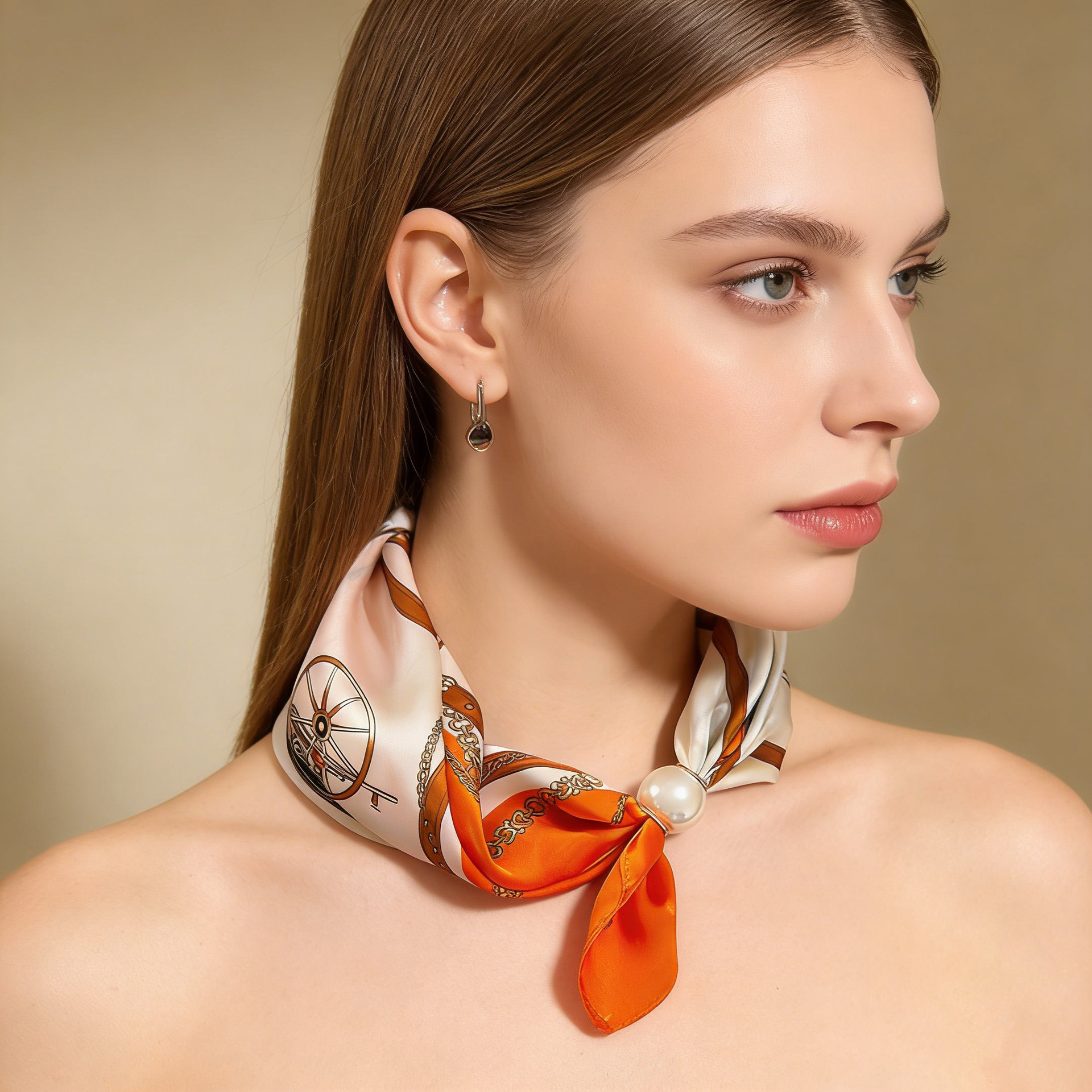 Scarf Chain Silk Lazy Magnetic - Women Accessories Brands avis et prix