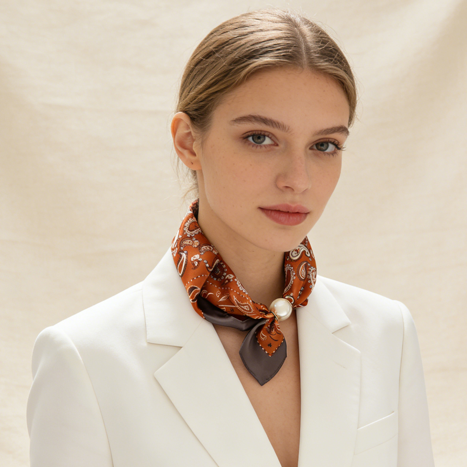 Scarf Chain Silk Lazy Magnetic - Women Accessories Brands avis et prix