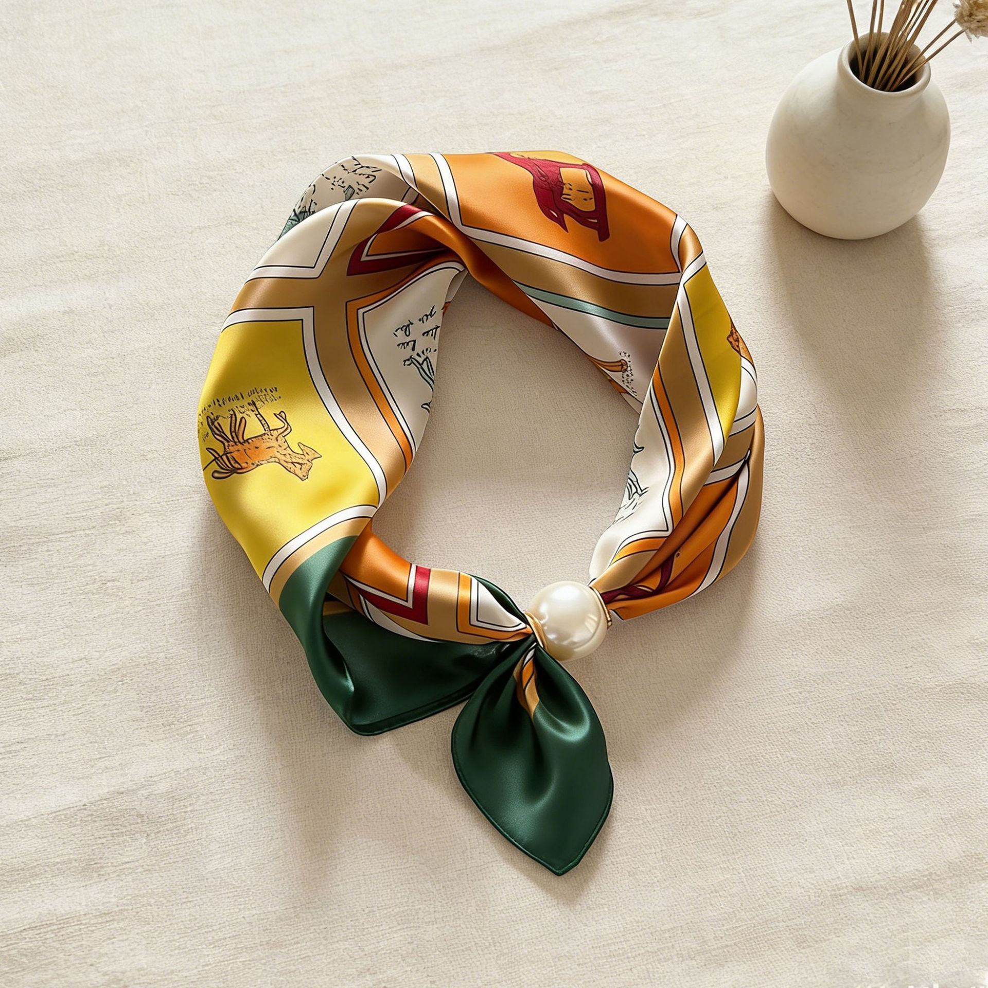 Scarf Chain Silk Lazy Magnetic - Women Accessories Brands avis et prix