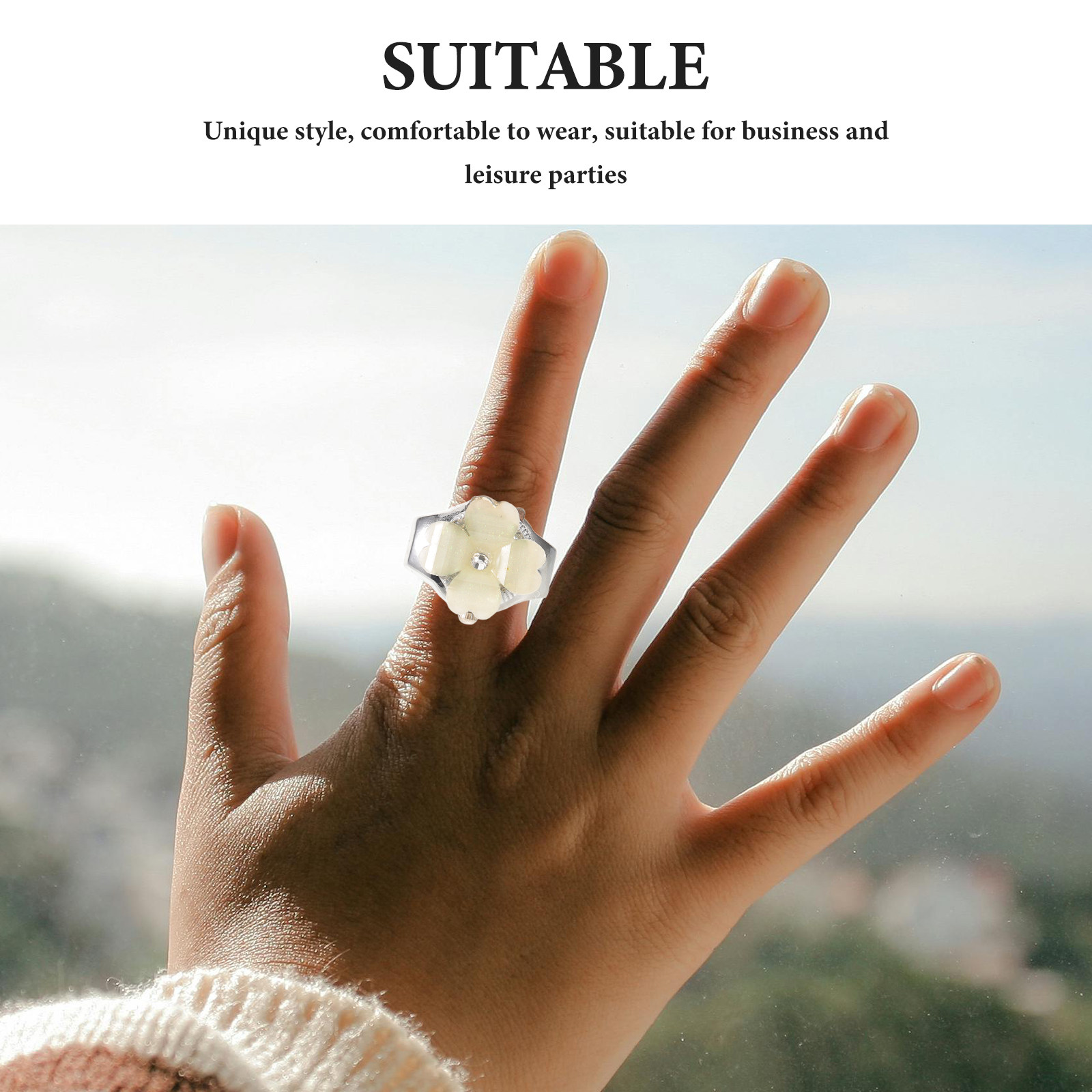 Retro Clover Shaped Quartz Fin - Women'S Accessories To Wear With Watch avis et prix