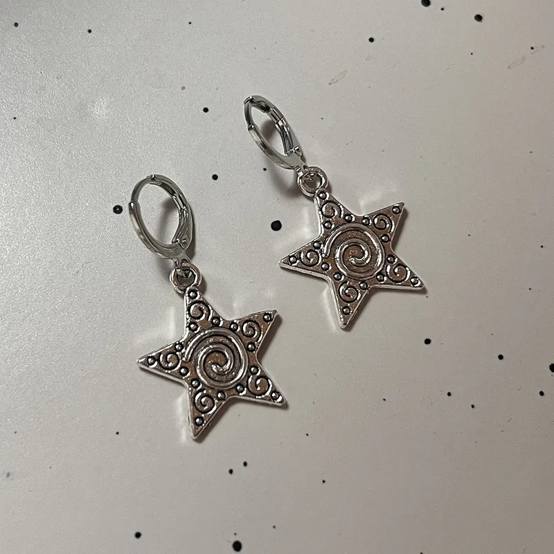 Vintage Goth Silver Color Spir - Women'S Accessories In The 90S avis et prix