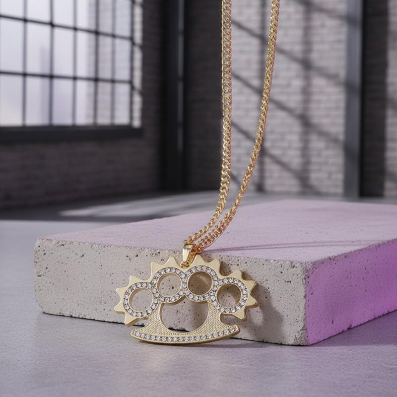 Y2K Punk Stainless Steel Penda - Women'S Accessories In The 90S avis et prix