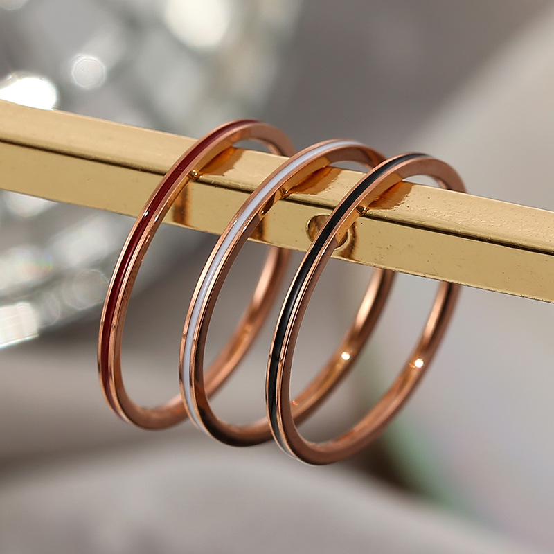 Titanium Steel Rose Gold Color - Wrap Ring Gold avis et prix