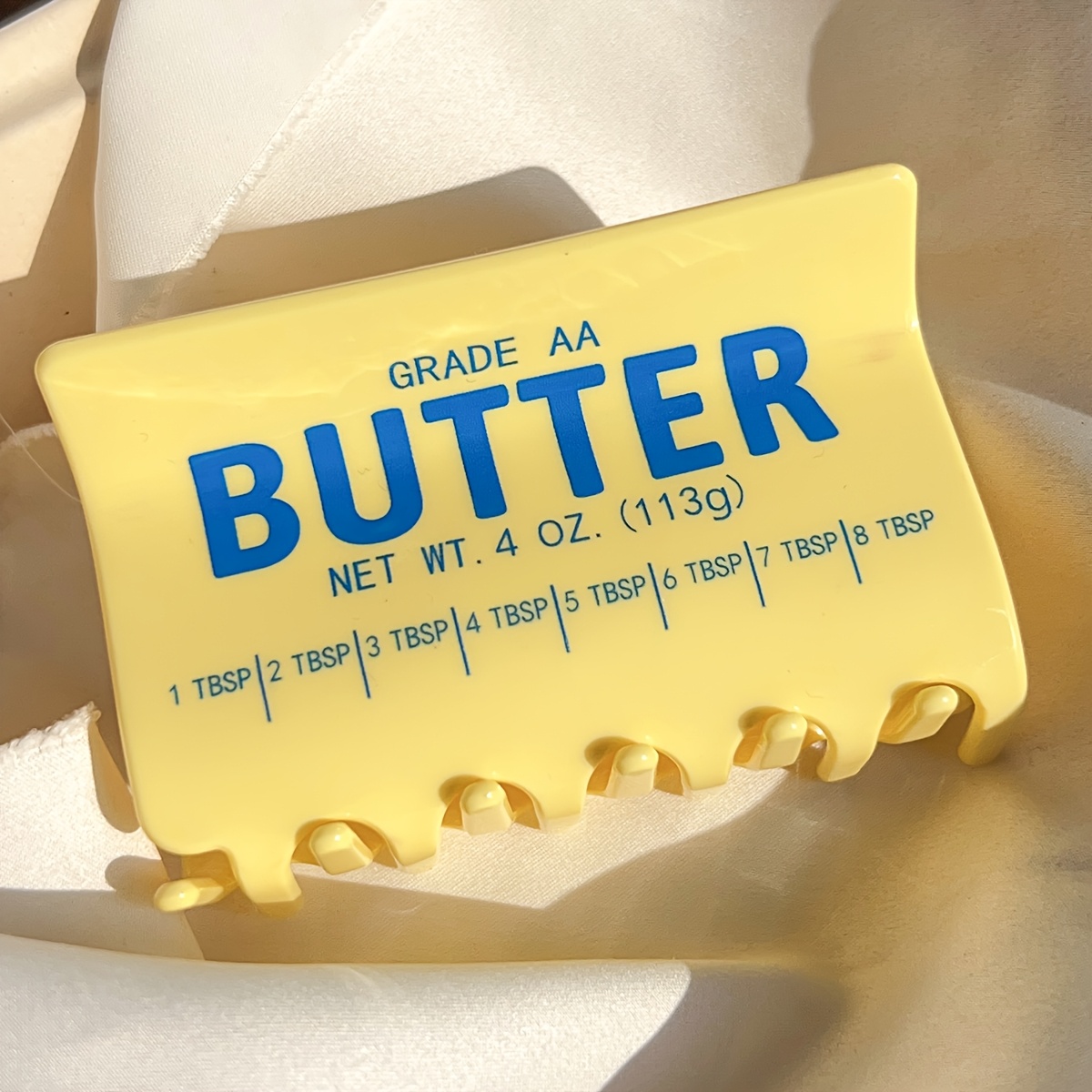 Cute Butter Shaped Hair Claw C - Butter Yellow Women'S Accessories avis et prix