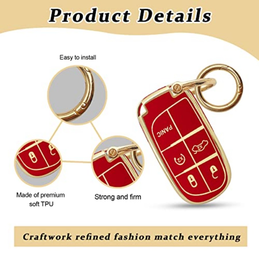for Jeep Key Fob Cover Keychai - Women'S Jeep Accessories avis et prix