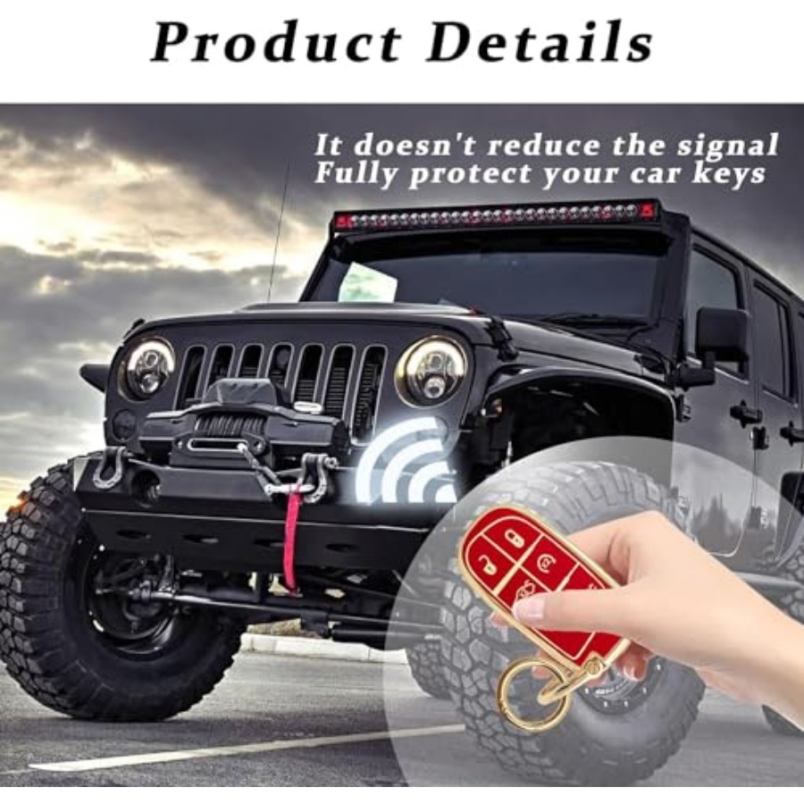 for Jeep Key Fob Cover Keychai - Women'S Jeep Accessories avis et prix