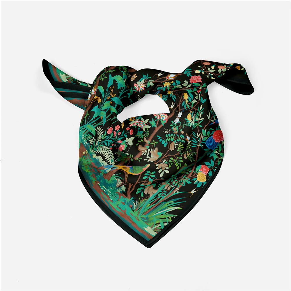 53cm Brand Square Scarf Woman  - Women Accessories Brands avis et prix