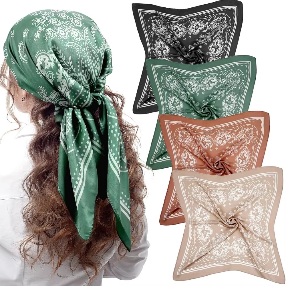 Luxury Brand Silk Square Paisl - Women Accessories Brands avis et prix