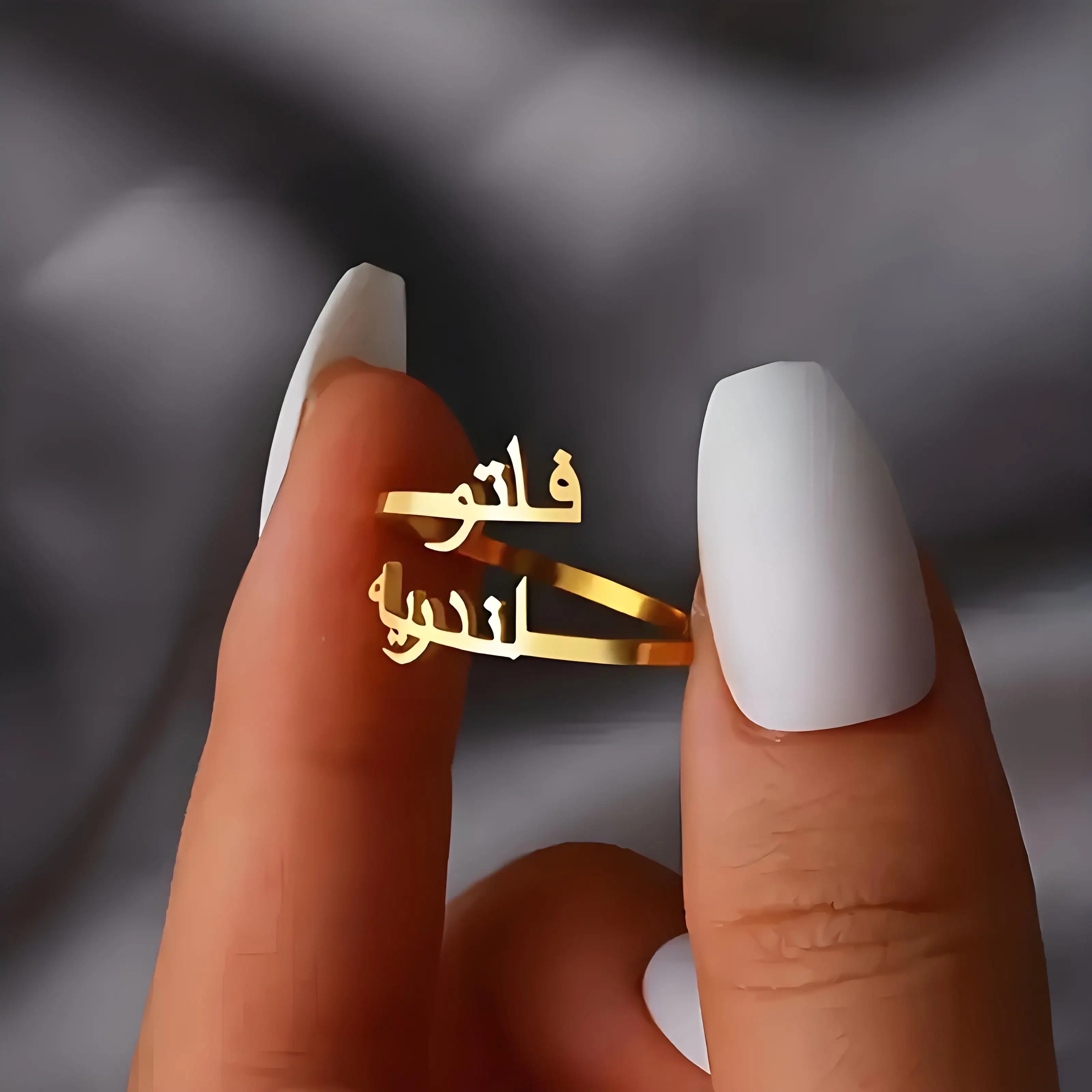 Personalized Arabic Letter Rin - Wrap Ring Gold avis et prix