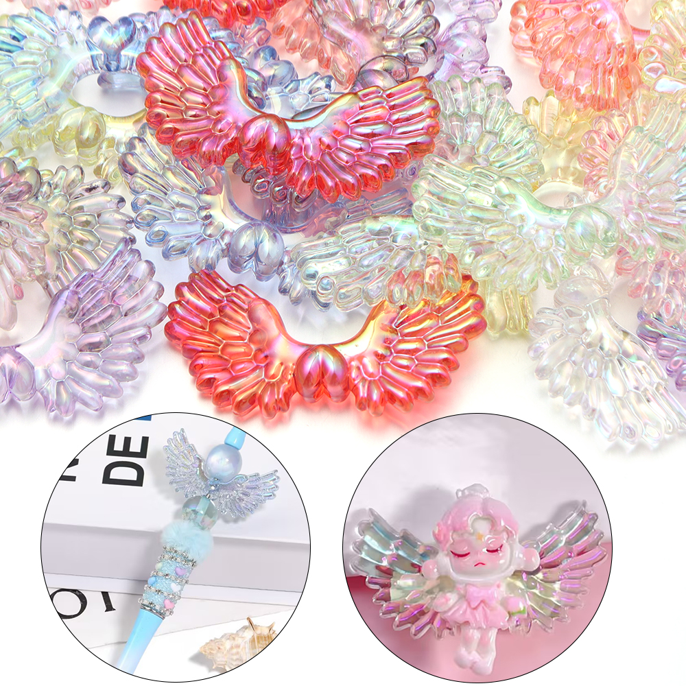 5pcs/lot AB Color Angel Wings  - Women Accessories Pack avis et prix