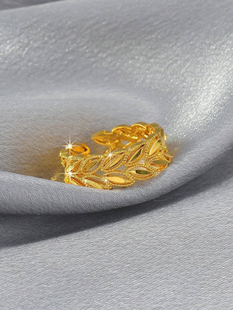 Elegant Hollow Leaf And Wheat  - Women'S Accessories To Wear With Watch avis et prix