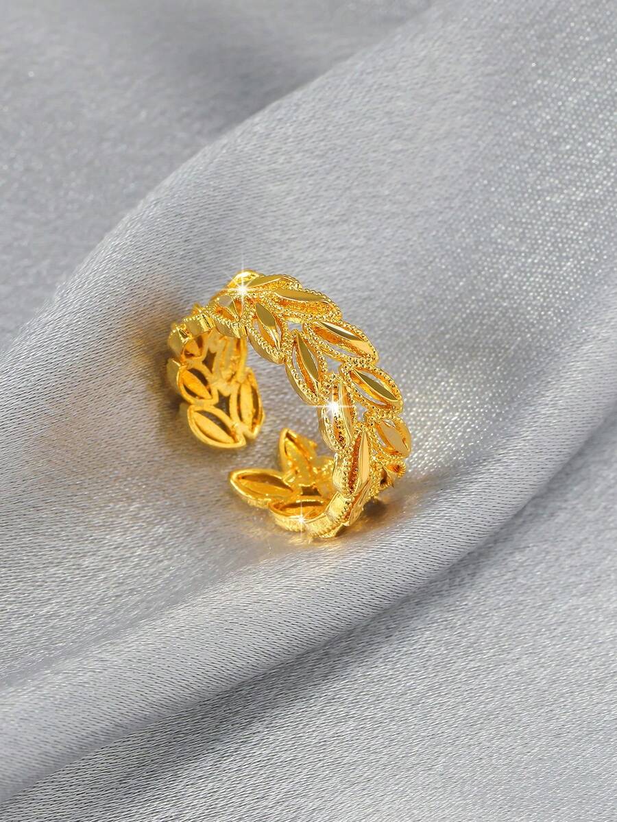 Elegant Hollow Leaf And Wheat  - Women'S Accessories To Wear With Watch avis et prix