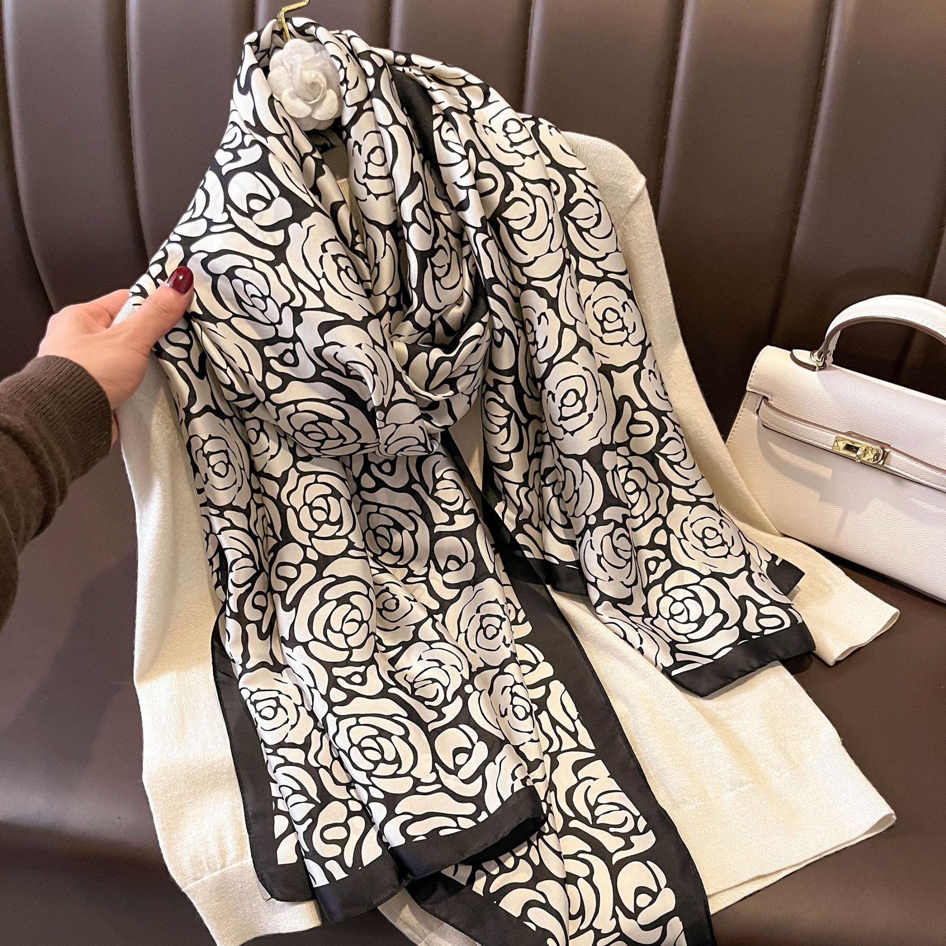 Fashion Print Large Shawl Wrap - Women Accessories Brands avis et prix