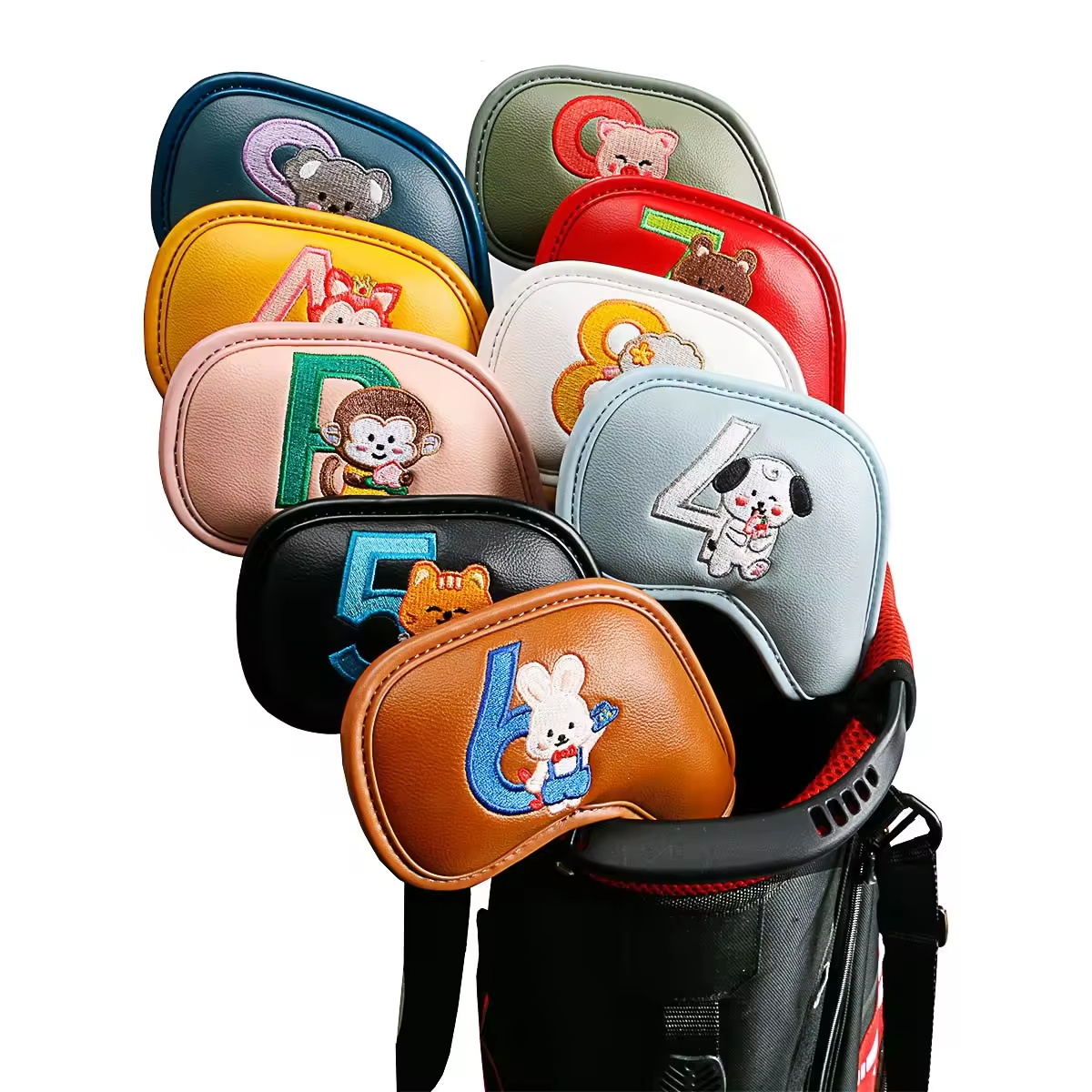 9Pcs Cute Cartoon Animal Golf  - Women'S Accessories avis et prix