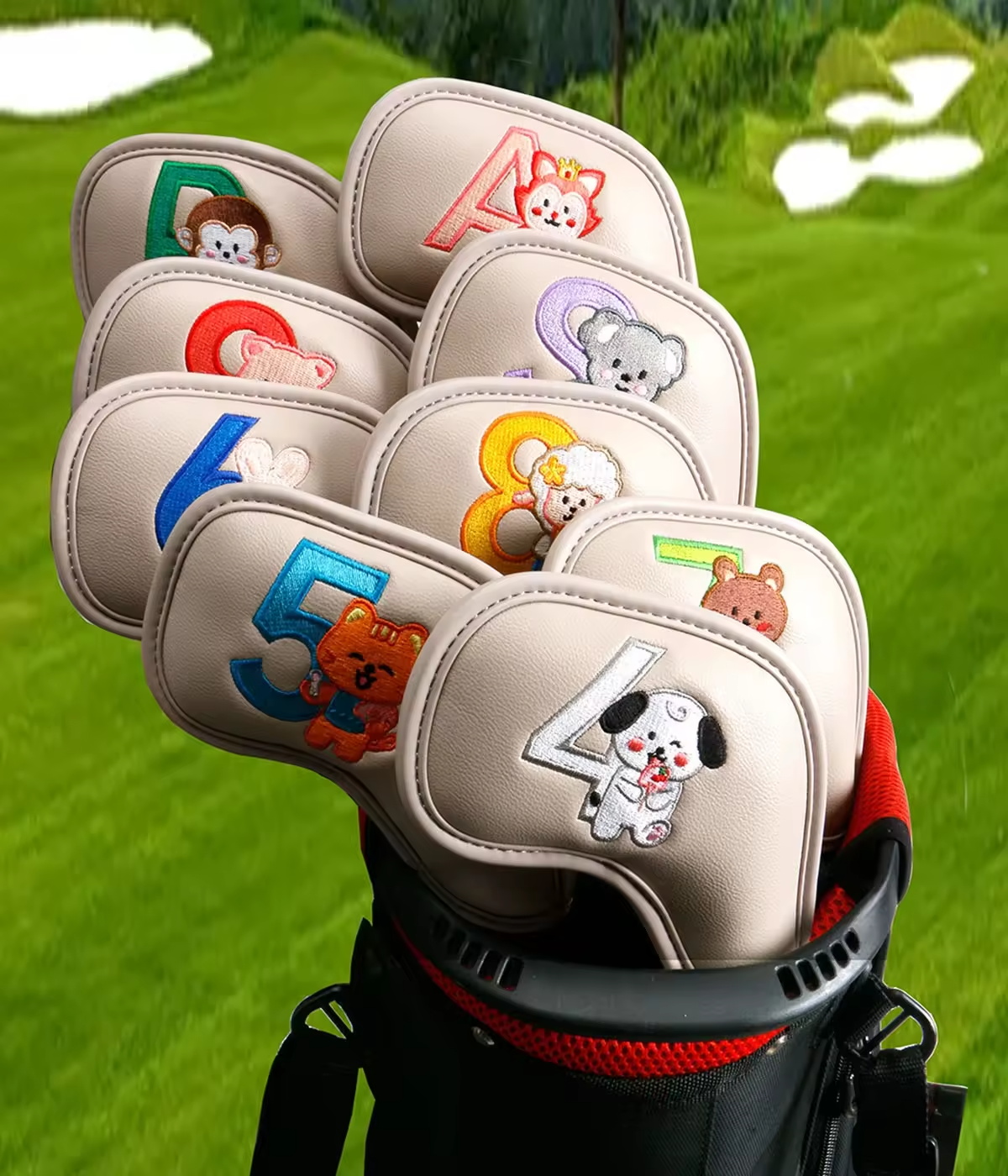 9Pcs Cute Cartoon Animal Golf  - Women'S Accessories avis et prix