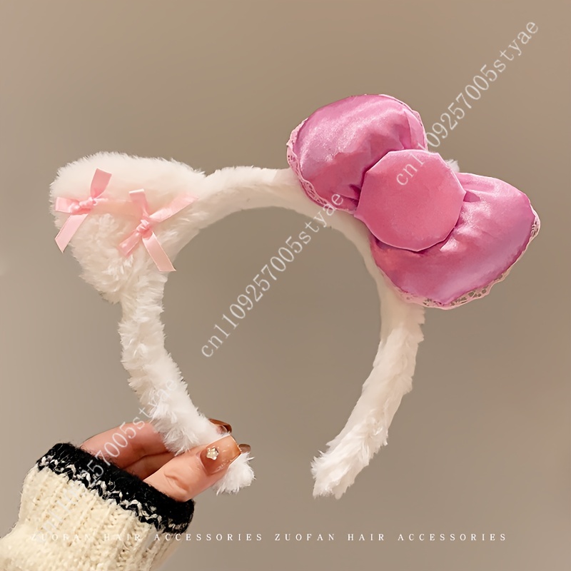 Hello Kitty Pink Bow Plush Hea - Women'S Accessories avis et prix
