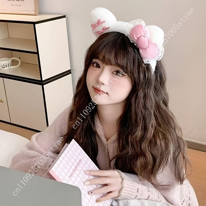 Hello Kitty Pink Bow Plush Hea - Women'S Accessories avis et prix