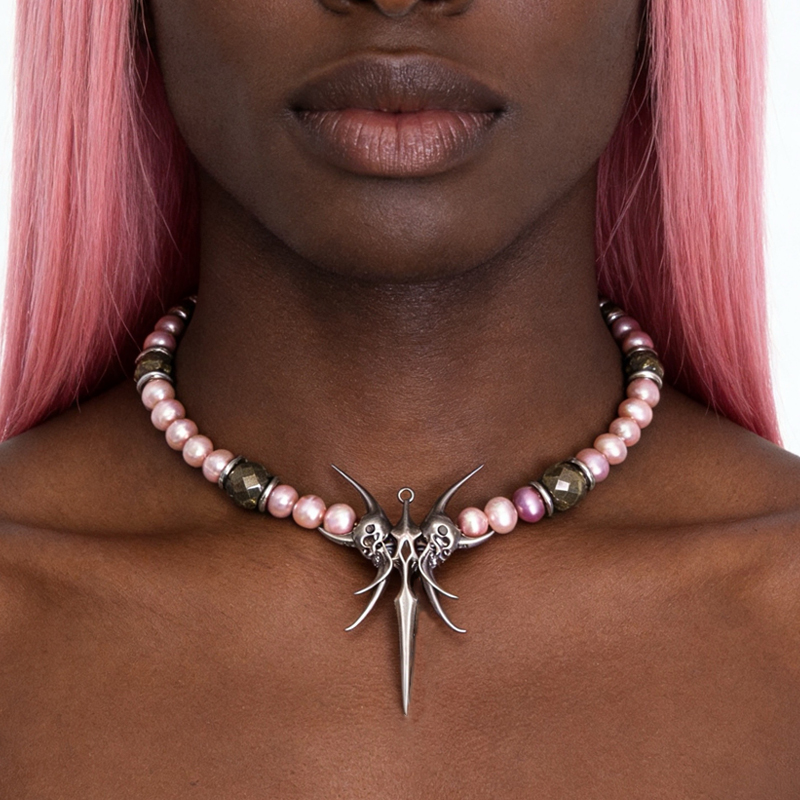 Y2K Jewelry Skull Cross Pendan - Women'S Accessories In The 90S avis et prix