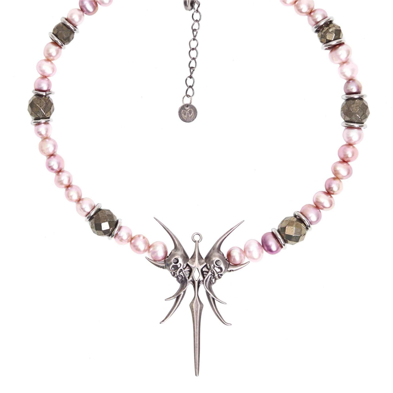 Y2K Jewelry Skull Cross Pendan - Women'S Accessories In The 90S avis et prix