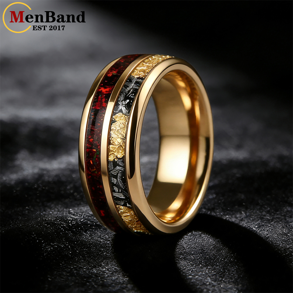 MenBand 6MM 8MM Men and Women  - Wrap Ring Gold avis et prix