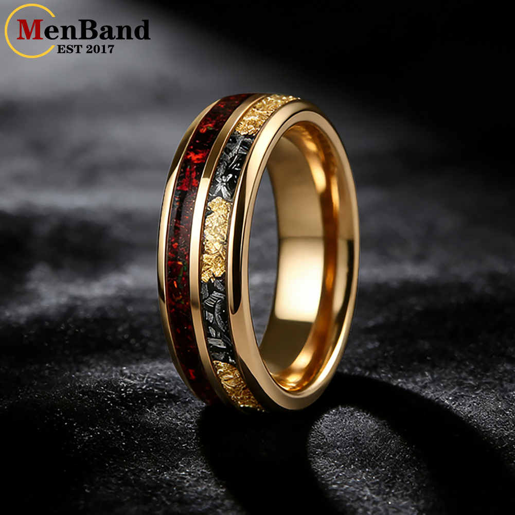 MenBand 6MM 8MM Men and Women  - Wrap Ring Gold avis et prix