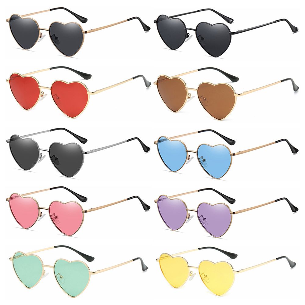 Heart-Shaped Sunglasses Heart  - Women'S Accessories In The 90S avis et prix