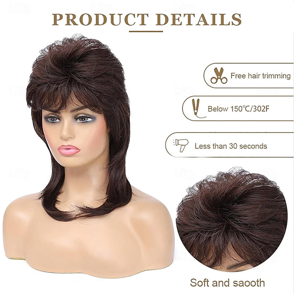 HAIRJOY Synthetic Hair Mullet  - Women'S Accessories In The 90S avis et prix