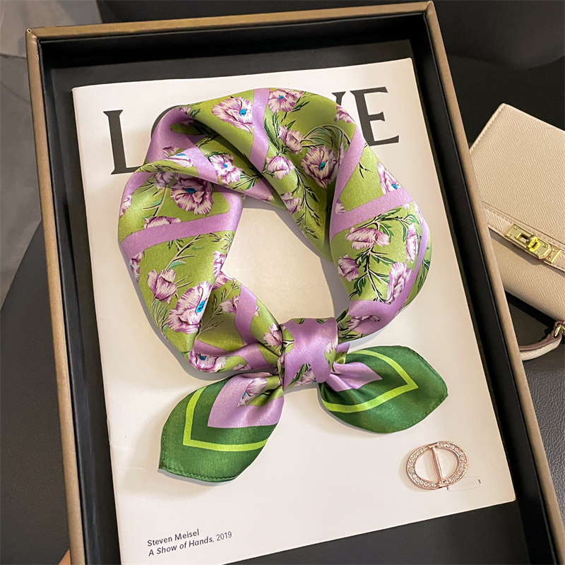 Brand 100% Mulberry Silk Scarf - Women Accessories Brands avis et prix